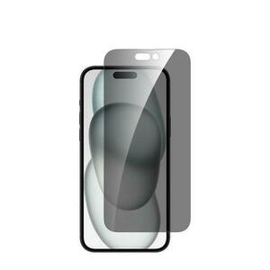 Folie protectie sticla privacy Dviced DV520009 pentru iPhone 15 Plus (Negru/Transparent) imagine