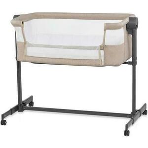 Patut 2 in 1 Kinderkraft Co Sleeper Neste Up 2, inaltime reglabila, poliester (Bej) imagine