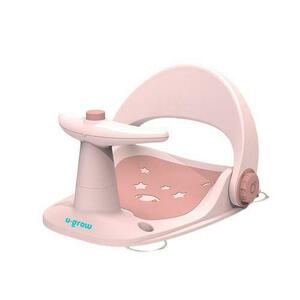 Scaun baie bebe U-Grow UGSB-0097-PK, spatar reglabil (Roz) imagine