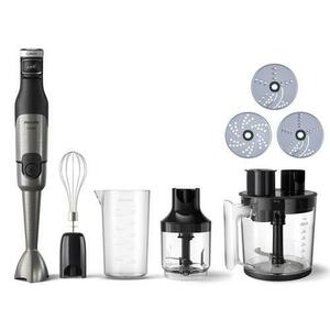 Mixer vertical PHILIPS Seria 5000 HR2685/00, 1.7 l, 1200 W, 2 trepte viteza (Negru/Argintiu) imagine