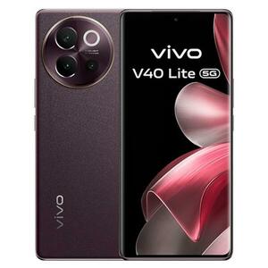 Telefon Mobil Vivo V40 Lite, Procesor Qualcomm SM6450 Snapdragon 6 Gen 1, Octa-Core, Ecran AMOLED Capacitive touchscreen 6.78inch, 8GB RAM, 256GB Flash, Camera Tripla 50 + 8 + 2 MP, 5G, Wi-Fi, Dual SIM, Android (Negru) imagine