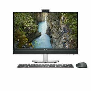 All in One PC Dell OptiPlex 7420, Procesor Intel® Core™ i5-14500T, 14 cores, 4.8GHz, 24MB, 23.8inch FHD (1920x1080) IPS Touchscreen, Camera 2MP, 8GB DDR5, 256GB SSD, Wi-Fi, Windows 11 Pro (Negru) imagine