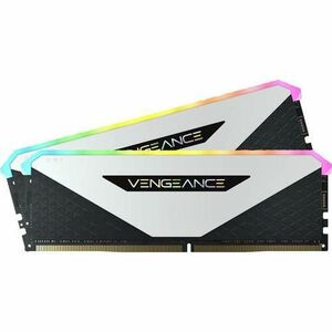 Memorii Corsair Vengeance RGB RT White 16GB(2x8GB) DDR4 3600MHz CL18 Dual Channel Kit imagine