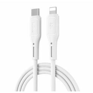 Cablu Date si Incarcare USB-C - Lightning WiWu Wi-C043E Starlink, 30W, 1m, Alb imagine