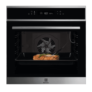 Cuptor incorporabil Electrolux EOE7F31X, Electric, 72 L, Autocuratare catalitica, Even Cooking, MultiLevel Cooking, AquaClean, Clasa A+ (Negru/Inox) imagine