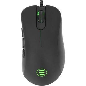 Mouse Gaming cu fir White Shark AIKUCHI, 7.200 DPI, 1.000Hz, 30G, Chipset PIXART 3330, Switch-uri HUANO 20 M, Butoane Programabile, RGB LED, Cablu braided 1, 8m, Negru imagine