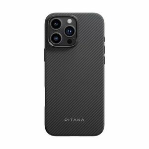 Husa Pitaka MagEZ 5 Pro 600D Military-Grade, pentru iPhone 16 Pro Max, MagSafe, Ultra Slim, Negru/Gri imagine