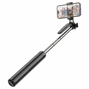 Selfie Stick Bluetooth HOCO K19 Soul Live Broadcast, Universal, Negru imagine