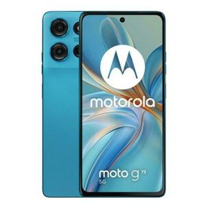 Telefon Mobil Motorola Moto G75, Procesor Qualcomm Snapdragon 6 Gen 3 Octa-Core, IPS LCD Touchscreen 6.78inch, 8GB RAM, 256GB Flash, Camera Duala 50+8MP, Wi-Fi, 5G, Dual Sim, Android (Albastru) imagine