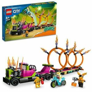 LEGO® City - Camion de cascadorie si provocarea cercurilor de foc 60357, 479 piese imagine