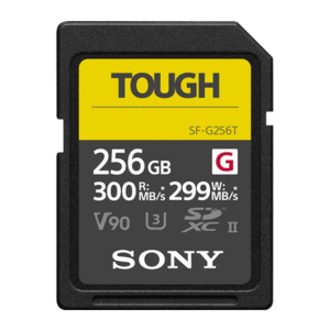 Card de memorie Sony Tough SF-G Series, 256GB, UHS-II U3, Clasa 10, V90 imagine