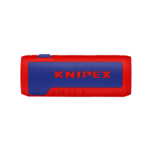 Taietor KNIPEX 902202SB, tevi ondulate cu dispozitiv de dezizolare pentru filoane individuale, blister (Rosu) imagine