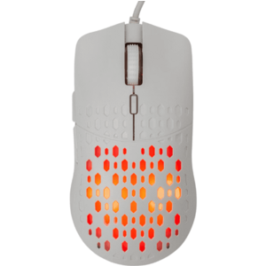 Mouse Gaming Barracuda BGM-022, Cu fir, USB, 3200 dpi, iluminare LED (Alb) imagine