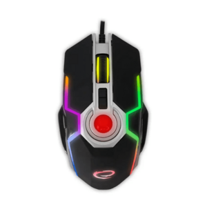 Mouse gaming Esperanza EGM701, Cu fir, USB, 7200 DPI (Negru) imagine