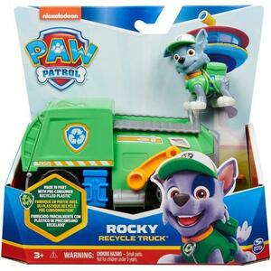 Masinuta Paw Patrol, cu figurina Rocky imagine