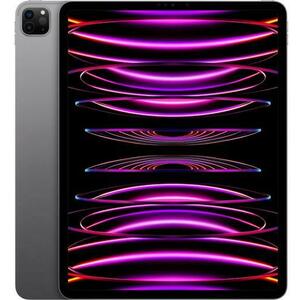 Tableta Apple iPad Pro 12.9 (2022), Procesor Apple M2 Octa-Core, IPS LED Capacitive touchscreen 12.9inch, 1TB Flash, 16GB, Camera Duala 12+10 MP, Wi-Fi, Bluetooth, iPadOS (Gri) imagine