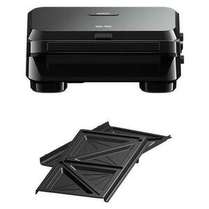 Sandwich Maker Braun Snack Maker 5 SM5000, 800 W, Placi antiaderente detasabile (Negru) imagine