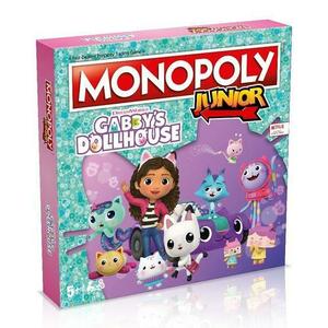 Joc Monopoly Junior Gabby's Dollhouse imagine