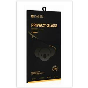 Folie de protectie Ecran Privacy Bear pentru Apple iPhone 13 Pro Max, Sticla Securizata, Full Glue imagine