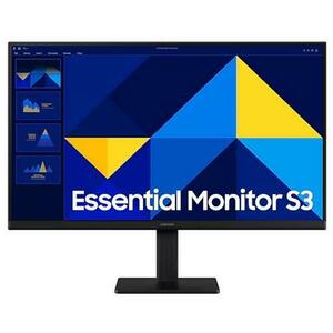 Monitor IPS LED Samsung Essential S3 24inch LS24D300GAUXEN, Full HD (1920 x 1080), VGA, HDMI, 100 Hz, 5 ms (Negru) imagine