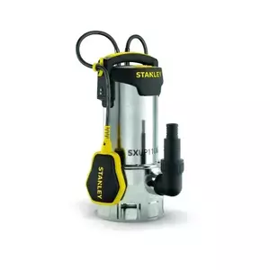 Pompa submersibila pentru apa murdara Stanley SXUP1100XDE, 1100 W, 230 V, 16500 l/h debit apa, 1.05 bar presiune maxima, 10.5 m inaltime refulare imagine