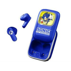 Casti True Wireless OTL Technologies SONIC THE HEDGEHOG SLIDE, Bluetooth, Autonomie 6 ore, Control tactil, Microfon (Albastru) imagine