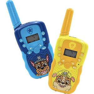 Set walkie talkie pentru copii OTL Technologies PAW PATROL, Raza 1 km, 16 canale (Galben/Albastru) imagine