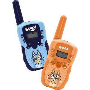 Set walkie talkie pentru copii OTL Technologies BLUEY, Raza 1 km, 16 canale (Albastru/Portocaliu) imagine