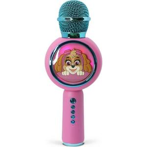 Microfon karaoke OTL Technologies PAW PATROL SKYE, difuzor integrat 5 W, Bluetooth 5.3, MP3 (Roz) imagine