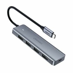 Hub USB-C Ugreen CM219, 4 x USB-A (Gri) imagine