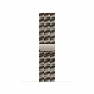 Curea Smartwatch Apple MXMM3ZM/A pentru Watch 42mm, Natural Milanese Loop (Argintiu) imagine