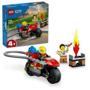 LEGO® City - Motocicleta de pompieri 60410, 57 piese imagine