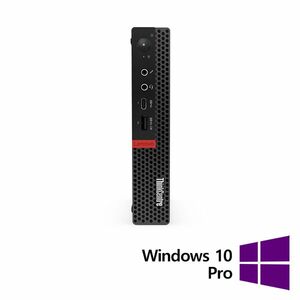 Calculator Refurbished Lenovo ThinkCentre M720q MiniPC, Intel Core i5-8400T 1.70 - 3.30GHz, 16GB DDR4, 512GB SSD + Windows 10 Pro imagine