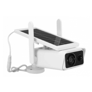 Camera de supraveghere Wifi wireless cu panou solar 2 LED 1080P imagine