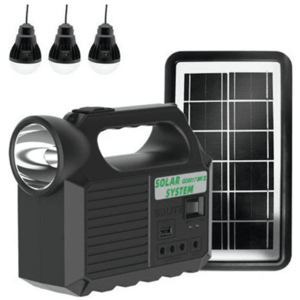 Kit solar GD-8017 MUSIC portabil cu 3 becuri XL imagine