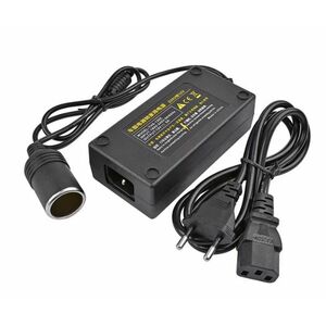 Adaptor priza Auto cu Bricheta 240V-12V/10A 120W Negru imagine