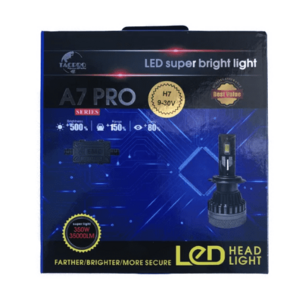 Becuri cu Led H7, Canbus, A7PRO, 350W, 6000K, 35000 lm imagine