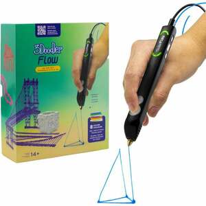 3Doodler FLOW + 8 refiluri PLA și șablon 3D - Stilou 3D imagine