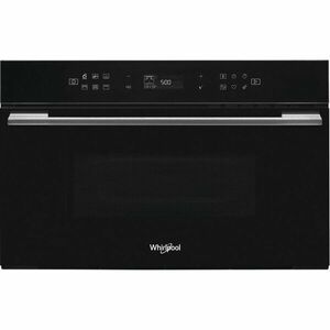 Cuptor cu microunde incorporabil Whirlpool W7 MD 440 NB, 31 l, display LCD, 6th sense, sistem cu aburi, negru imagine