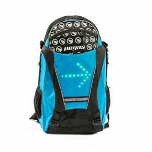 RUCSAC PEGAS CU SEMNAL 48LED USB ABS NEG imagine