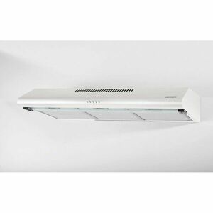 Hota incorporabila Heinner HCH-490-WH, 2 motoare, Putere de absorbtie 304.5 m3/h, Lumina LED, 3 trepte de viteza, 90 cm, Alb imagine