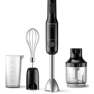 Mixer vertical PHILIPS Daily Collection HR2543/90, 700W, 2 trepte viteza, negru-argintiu imagine