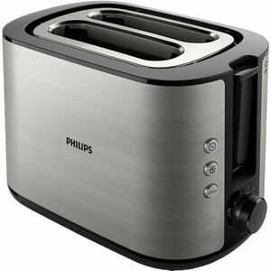 Prajitor de paine Philips Viva Collection HD2650/90, 950 W, 8 niveluri de rumenire, Inox imagine