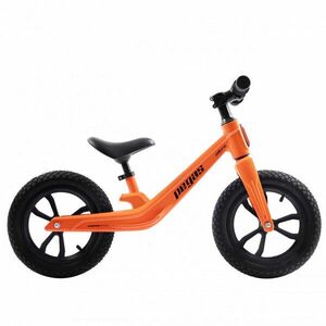 Bicicleta Micro Fara Pedale, Din Magneziu, Cu Kit De Schi Inclus, Roți 12 inch Portocaliu /Negru imagine