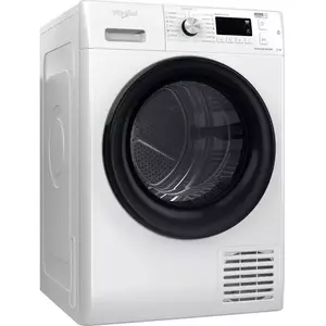 Uscator de rufe Whirlpool FFTM119X2BYEE, Condensare, 9 kg, 6th Sense, Motor SenseInverter, FreshCare+, Display, Alb imagine