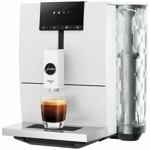 Espressor automat Jura ENA 4 Full Nordic White EB, 1450 W, 15 bar, 1.1 l, recipient boabe 125 g, 4 bauturi, pregatit WiFi, afisaj cu simboluri, rasnita Professional Aroma, incalzire Thermoblock, alb imagine