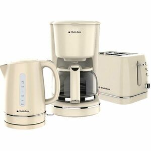 Pachet filtru de cafea , prajitor de paine si cana electrica Studio Casa, Duchess Ivory, 870 W, 1.25 l, Carafa sticla imagine