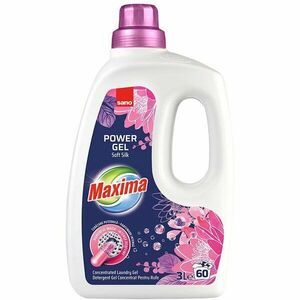 Detergent gel concentrat pentru rufe Sano Soft Silk, 60 spalari, 3 l imagine