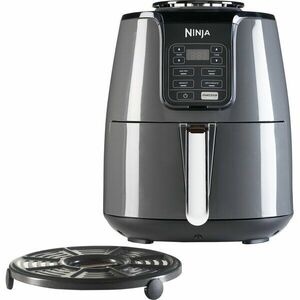 Friteuza Ninja Air AF100 1550W 4 funcții de gatit, 3.8 l, gri/negru imagine