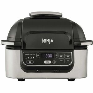 Friteuza cu aer cald Ninja AG301EU, 1750W, 5.7l, 5 functii de gatit customizabile, Gri/ Negru imagine